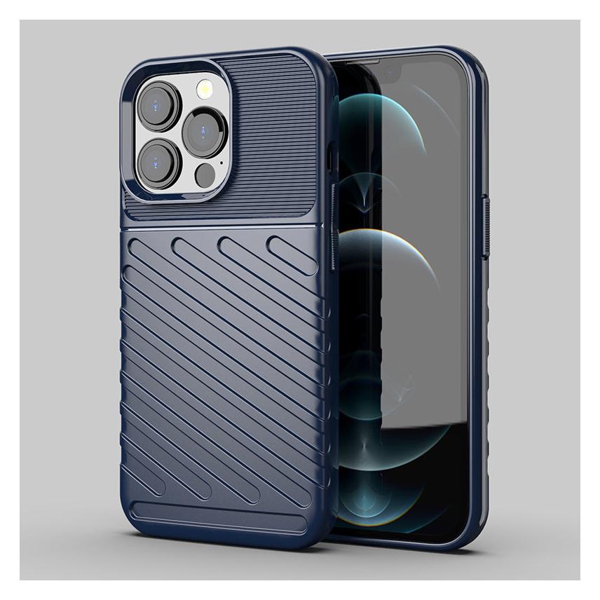 Hurtel Thunder Case Flexible Tough Rugged Cover TPU Case for iPhone 13 Pro blue (Apple iPhone 13 Pro) (1404978613)