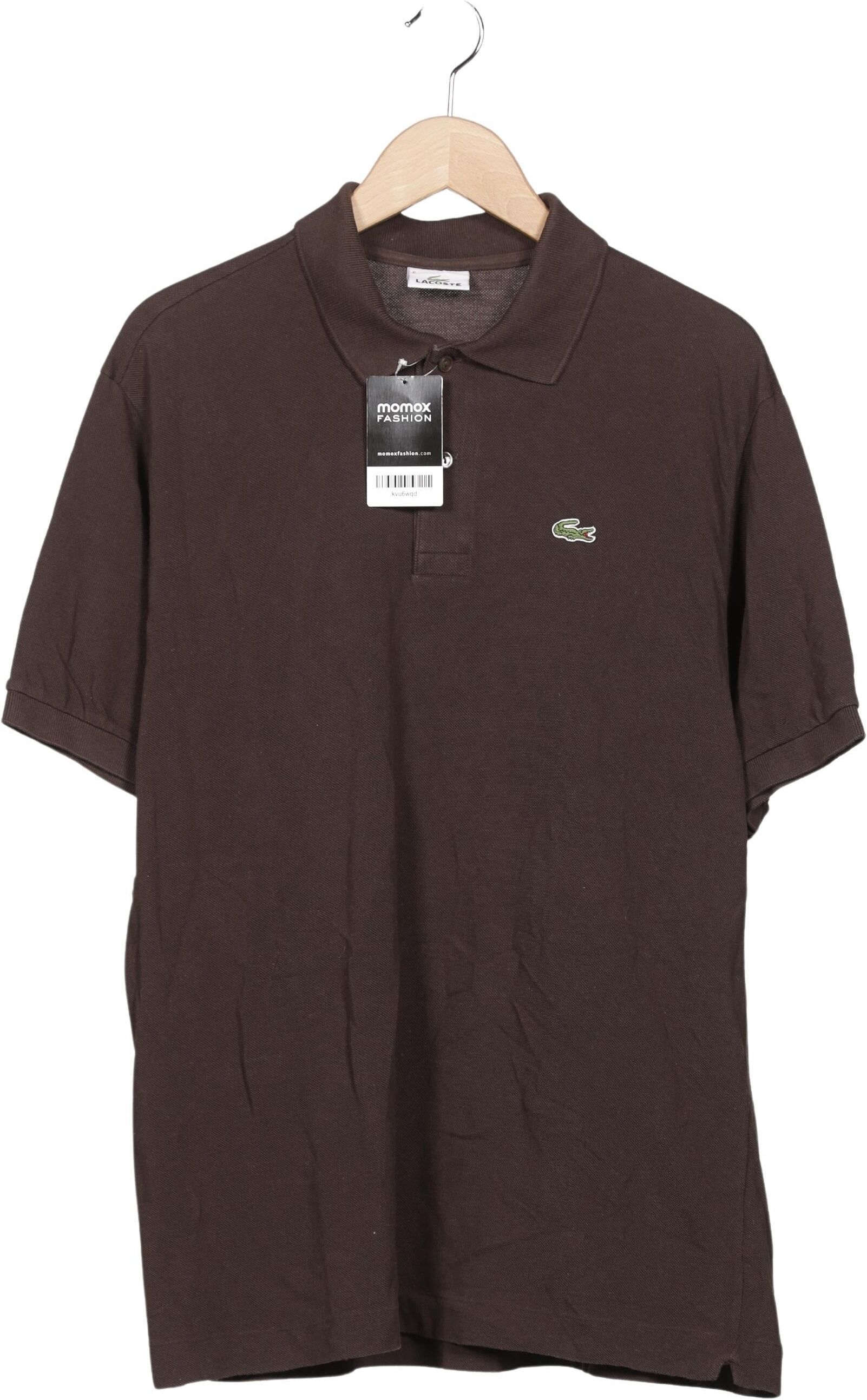 Lacoste Herren Poloshirt, Braun, Gr. XL (Lacoste 6), Baumwolle - Second Hand