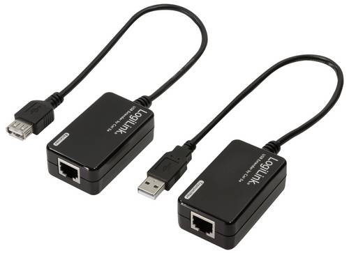 LogiLink UA0021D USB-A (USB 1.1) Extender (Verlängerung) über Netzwerkkabel RJ45 60m