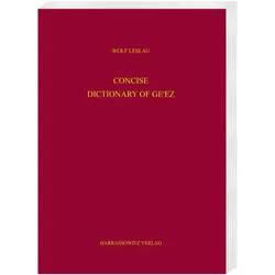 Concise Dictionary of Ge'ez, Sprachbücher von Wolf Leslau