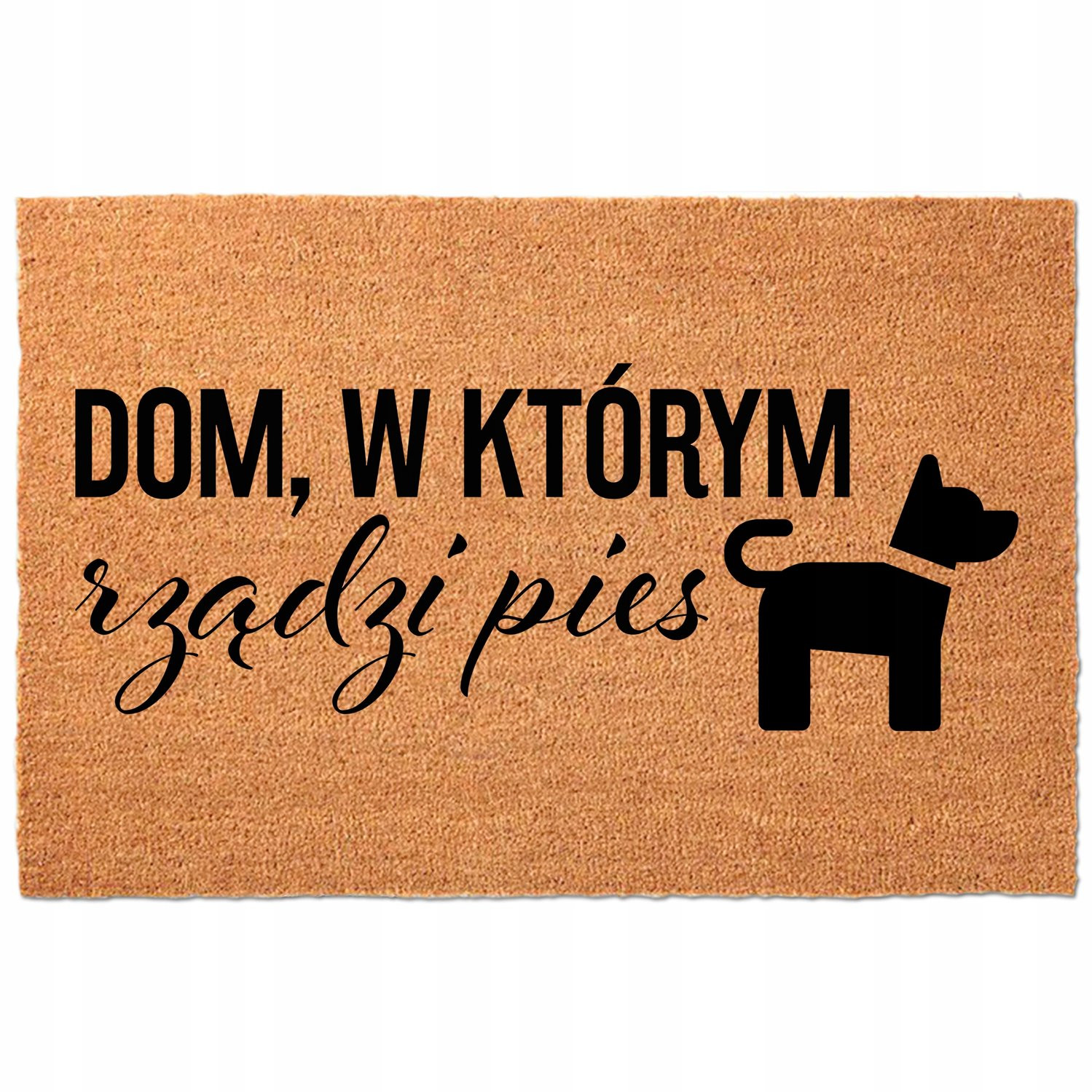 TabPrint Kokosmat Deurmat 60x40cm - Antislip & Duurzaam