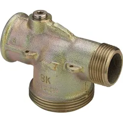 Gaszaehler-Anschluss Stck VIE.G2329 531508 1"xG2, mit Pruefschraube verzinkt
