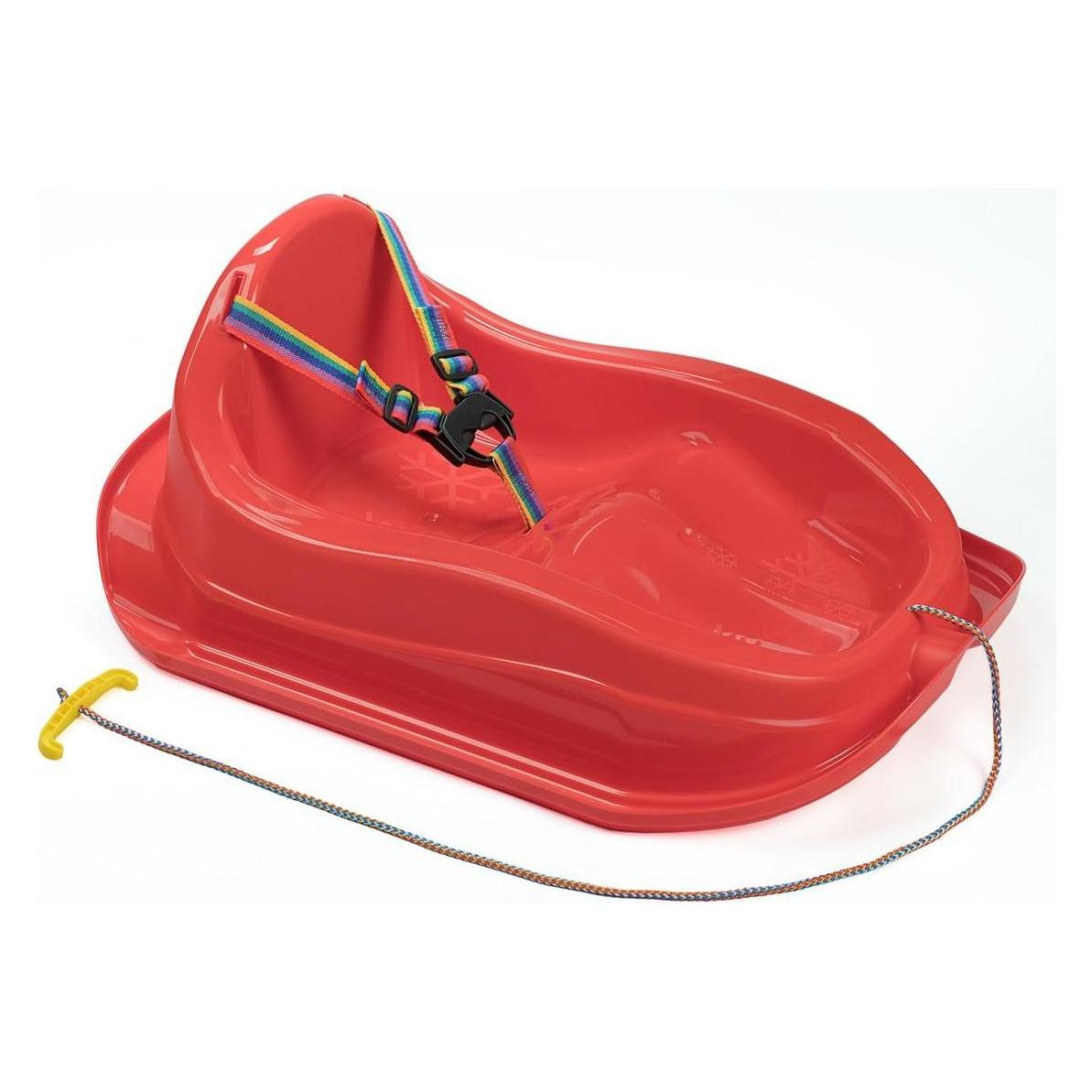 Marmat Mini-Schlitten aus rotem Kunststoff (GS247816)