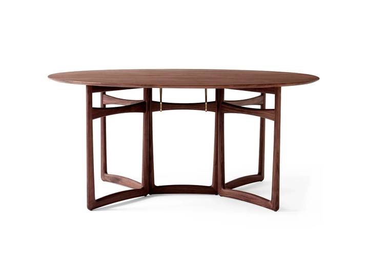 &Tradition Table à manger Drop Leaf HM6 Noyer