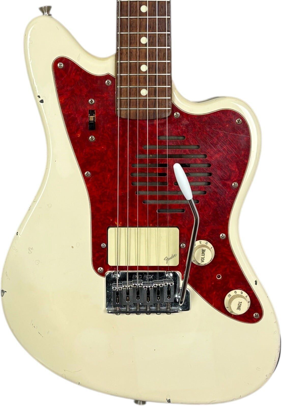 Fender Japan Mini Jazzmaster JM-CHAMP 1993-1994   vintage white - Refurbished