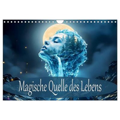 Magische Quelle des Lebens (Wandkalender 2027 DIN A4 quer), CALVENDO Monatskalender