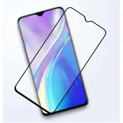 Screenguard Realme X2 Full Screen Panzerglas Schutzfolie 2.5D 9H (Realme X2), Smartphone Schutzfolie, Schwarz