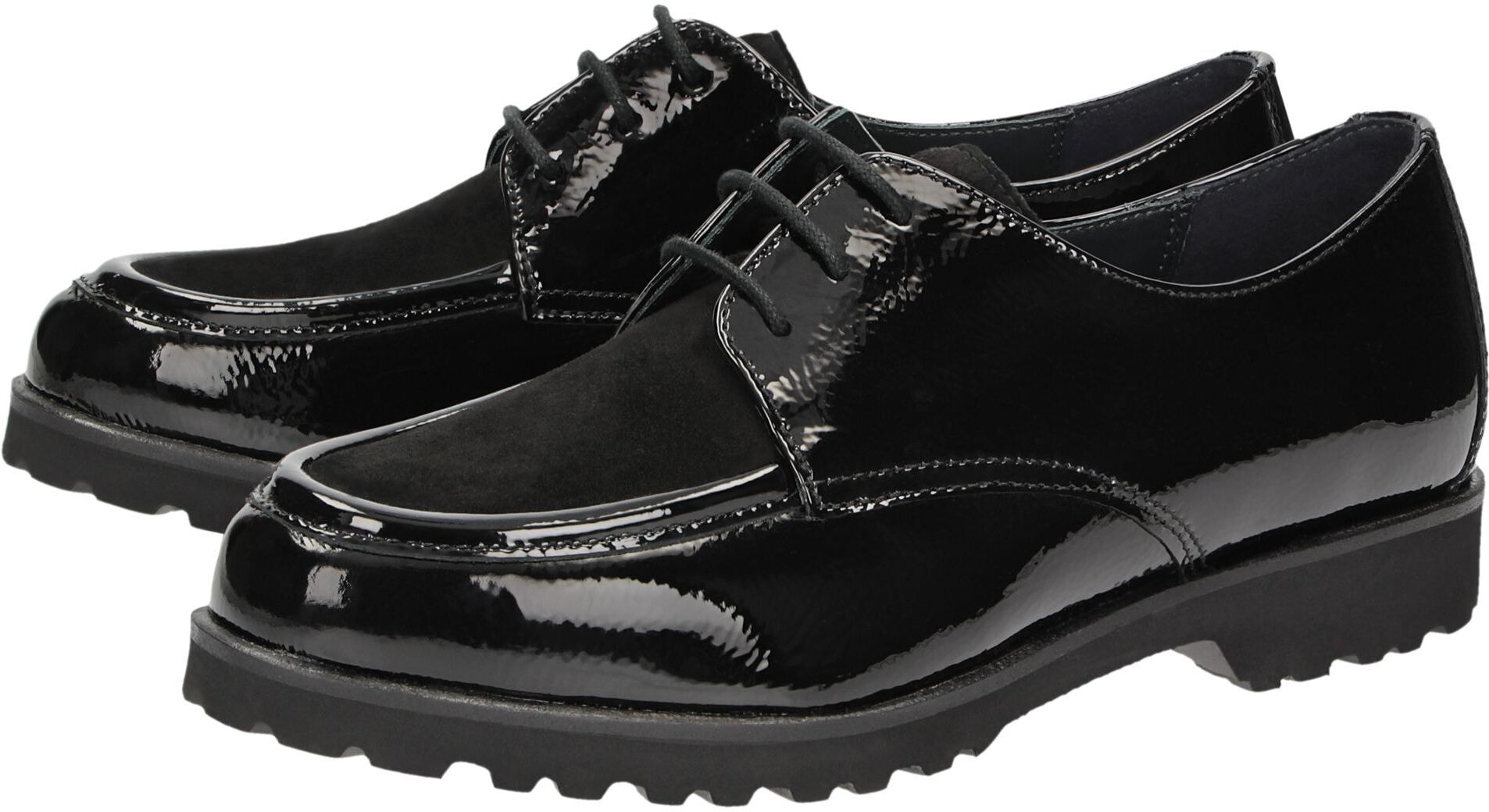 Schnürschuh SIOUX "Meredith-749-H", Damen, Gr. 38 (UK 5), schwarz, Schuhe Schnürschuh