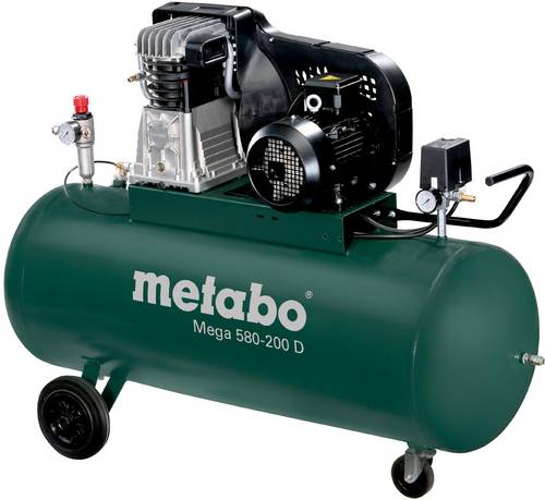 Metabo Druckluft-Kompressor Mega 580-200 D 200 l