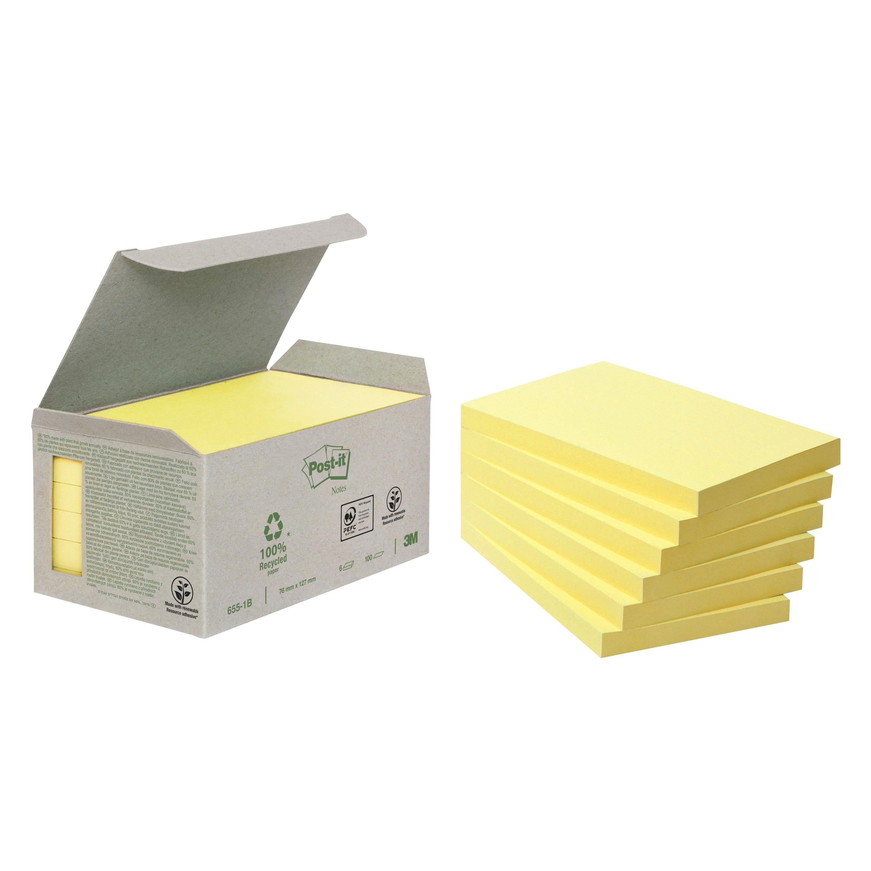 Post-it Recycling (76 x 127 mm) (655-1B)