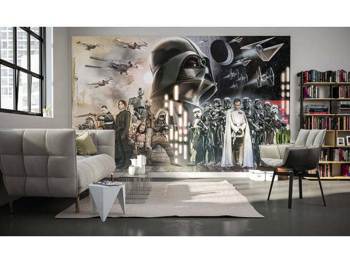 Papier Peint Panoramique Moderne Star Wars Collage