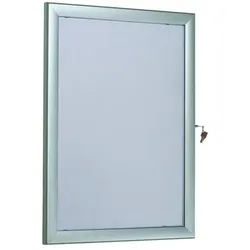 update displays Poster Schaukasten »Universell« DIN A1 silber, 65.1x89.8x2.7 cm