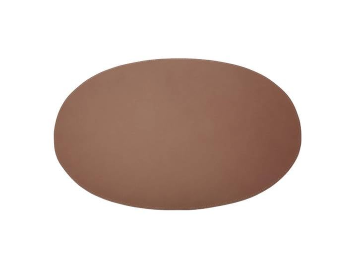 Ørskov Ørskov placemat leer ovaal congnac