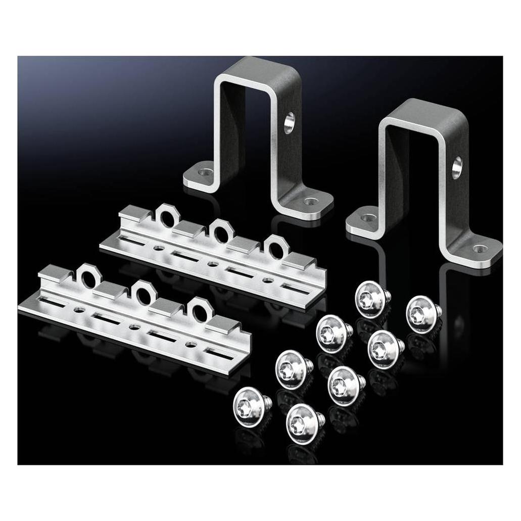 Rittal Sockel-Ausbauwinkel für Sockel-System VX, Stahlblech und Edelstahl (8620400)
