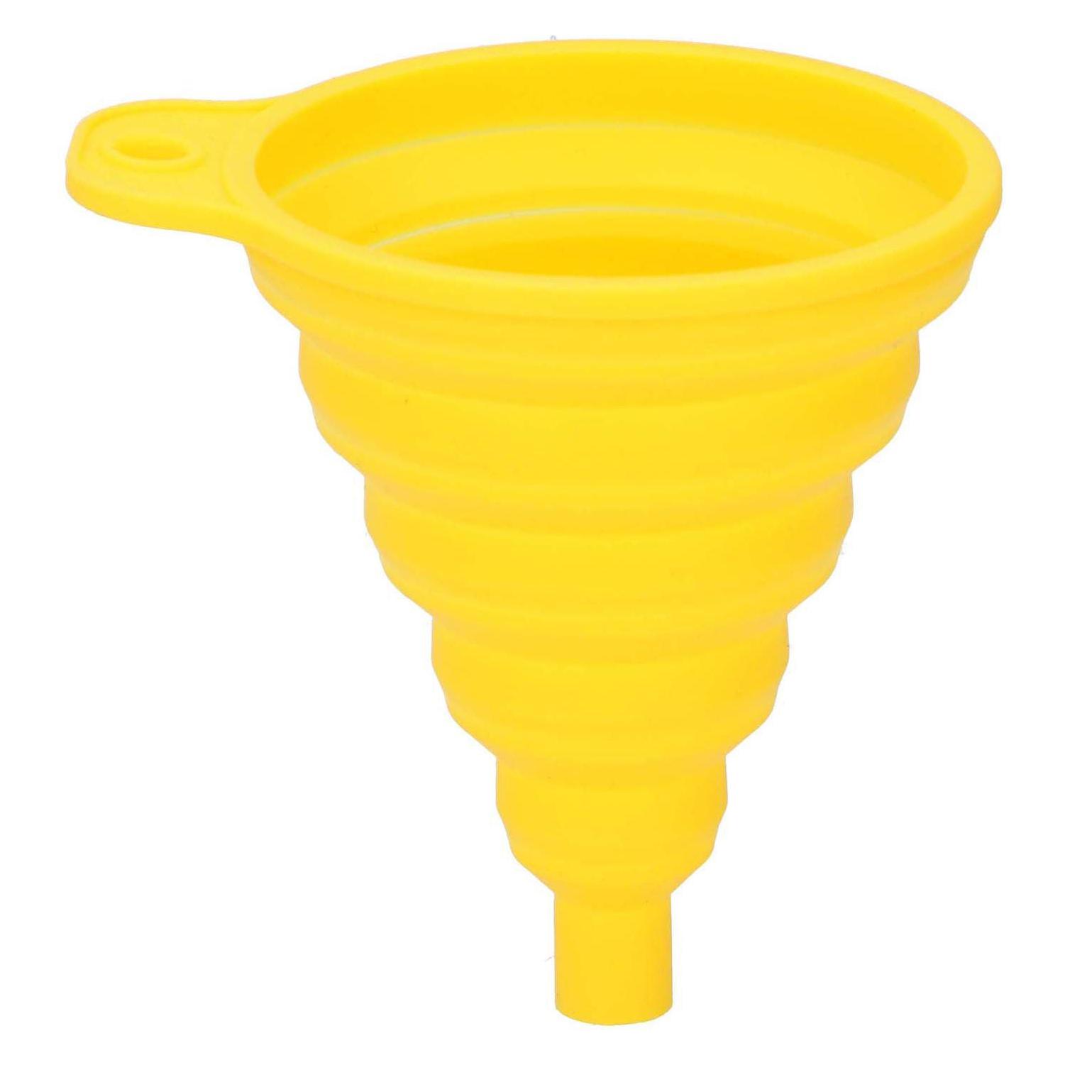 Dunlop Faltbarer Silikontrichter gelb (9 x 10 cm) (871125247381)