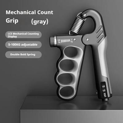 Uplift Picks Adjustable Grip Strengthener 5 To 100kg Hand Grip Trainer gray