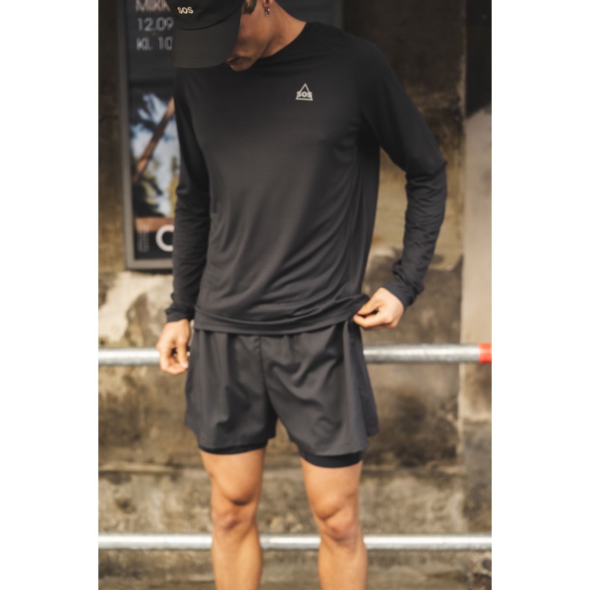 SOS Pillar M Tech LS Tee black (1001) 2XL SOS261091-1001-2XL