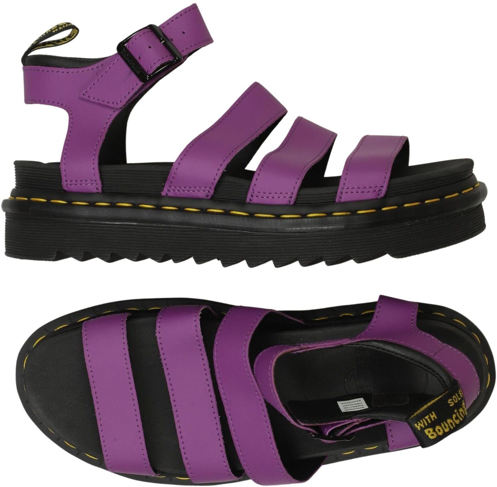 Dr. Martens Damen Sandalen, Lila, Gr. EU 40, Leder - Second Hand