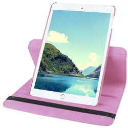 Schutzhülle für iPad Mini 4/5 Tablet Hülle Schutz Tasche Case Cover Pink 360 Grad drehbar Rotation Bumper