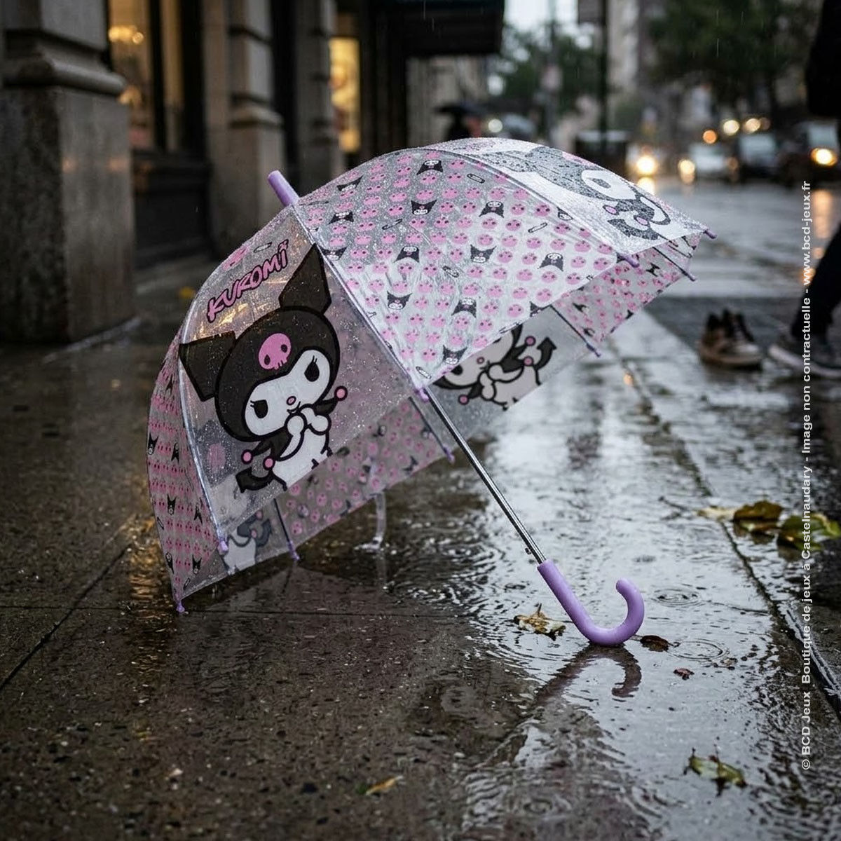 Parapluie transparent Kuromi 46 cm Hello Kitty - Kids Euroswan