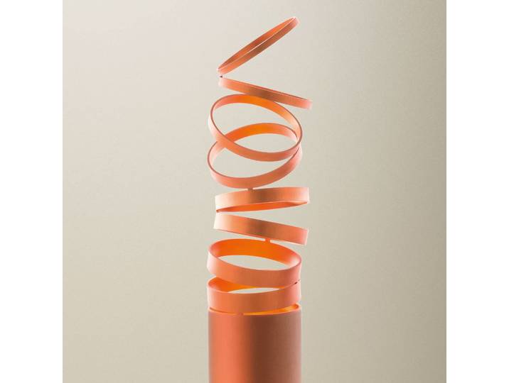 Decomposé Light F LED Stehleuchte Orange - Artemide - Wohnzimmer - Design - Metall