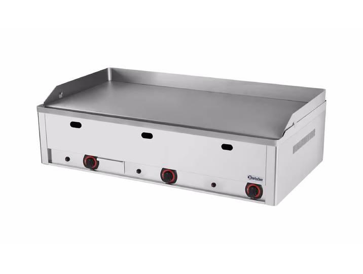 Bartscher Gas-Griddleplatte 970, Guss mit Flüssiggasanschluss – Gastro Grill/Griddleplatte – edelstahl