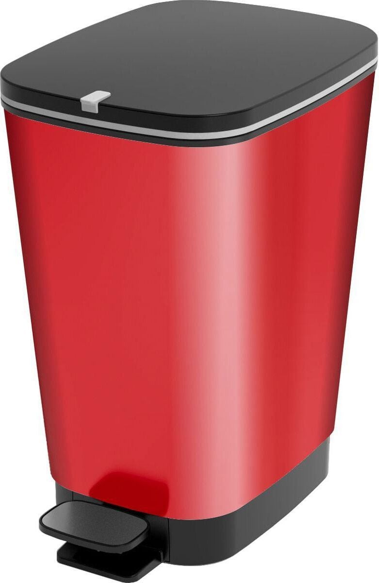 KIS Chic Bin M Afvalbak, 35 liter, metaal, rood
