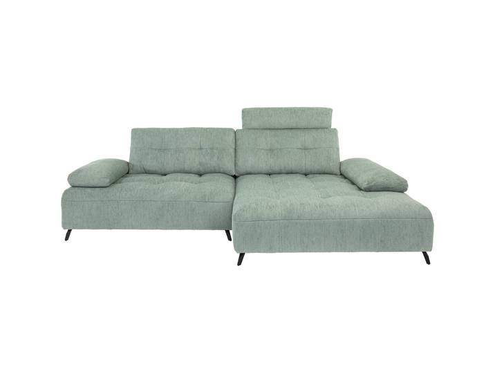 Ecksofa Damara Polyester Grün B 284 T 184 cm