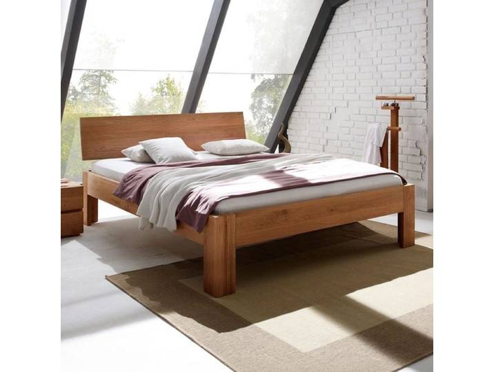 Bett Bayamo Eiche Massivholz 160x200cm modern