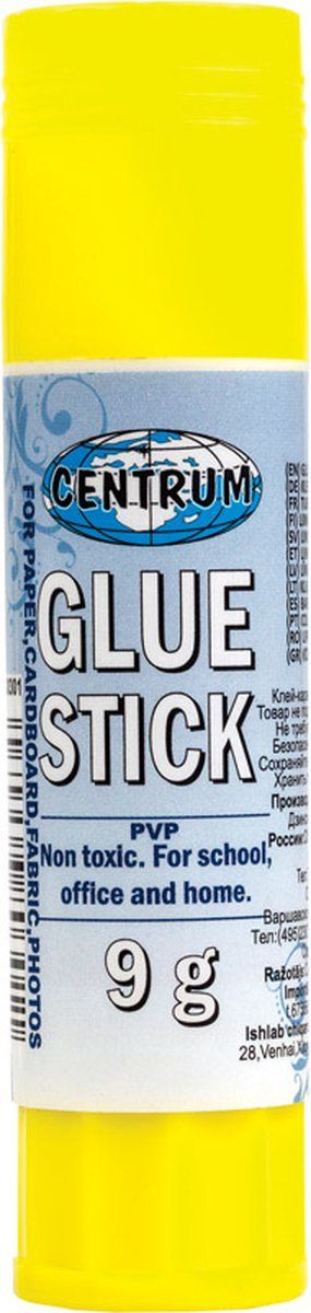 Centrum Lijmstick PVP voor papier, stof en karton - 9 g