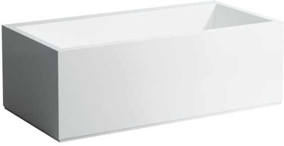 LAUFEN Kartell Freistehbadewanne H2233350006161 170 x 86 cm, Ecke rechts, mit LED-Beleuchtung, weiß