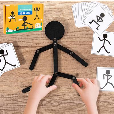 Perfect Picks Market Montessori DIY Puzzle Toy For Preschool Learning & Fine Motor Skills black