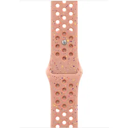 Apple Nike Sport Band (46 mm, Fluoroelastomer), Uhrenarmband, Rosa