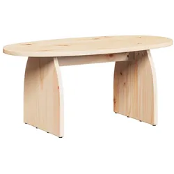 vidaXL Couchtisch Braun 80 x 40 x 35 cm Massives Kiefernholz