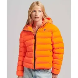 Superdry für Damen. W5011103A Steppjacke Code All Seasons orange (XS), Lässig, Recyceltes Polyester, Nachhaltig