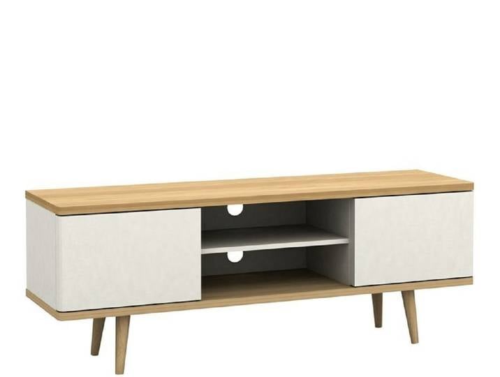 loft24 Lowboard Alana, Fernsehschrank, TV-Lowboard, TV-Bank, Skandinavischer Stil