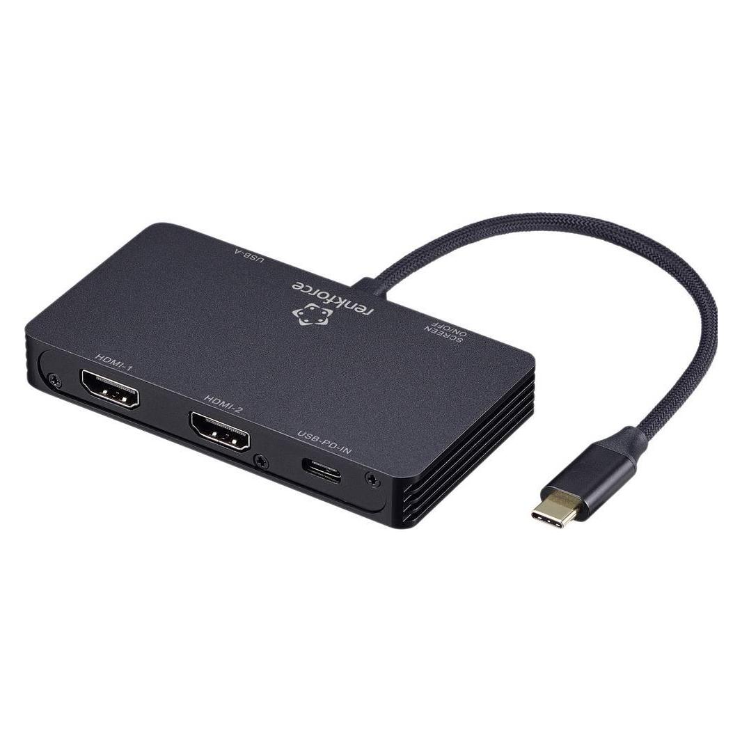 Renkforce USB-C Dockingstation RF-USBHA-480 Passend für Marke Dockingstations: (USB-C, 4 Ports) (RF-6804406)