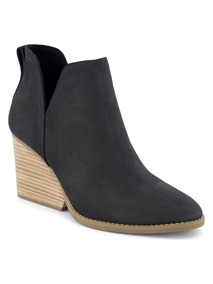 TOMS Leder-Stiefeletten in Dunkelblau - 38