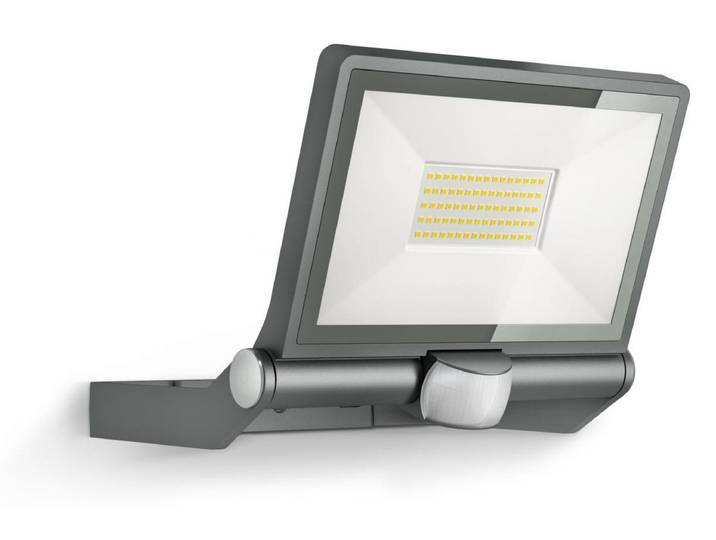 Steinel Strahler XLED ONE XL S Anthrazit mit Bewegungsmelder, schwenkbar