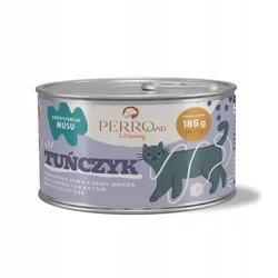 PERRO CATering Thunfisch-Monoprotein-Alleinfutter für Katzen, 185 g
