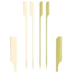 NATURALLY Fingerfood Spieße "Golf" aus Bambus, 25cm, 150 Stk.