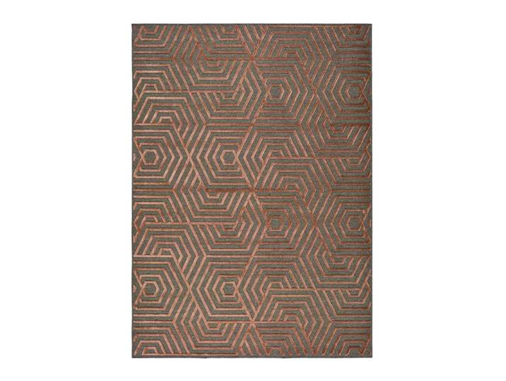 Tapis en laine moderne cuivre 160x230 cm