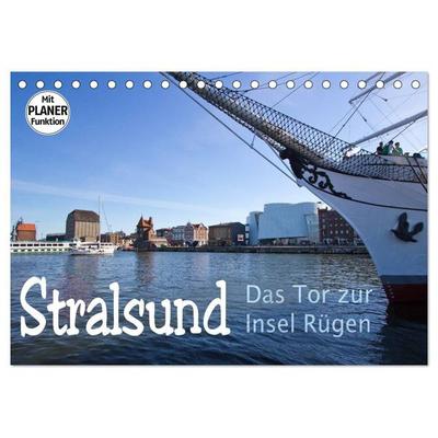 Stralsund. Das Tor zur Insel Rügen (Tischkalender 2027 DIN A5 quer), CALVENDO Monatskalender