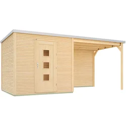 Weka Designhaus 413 B 600x300cm Gr.2 naturbelassen