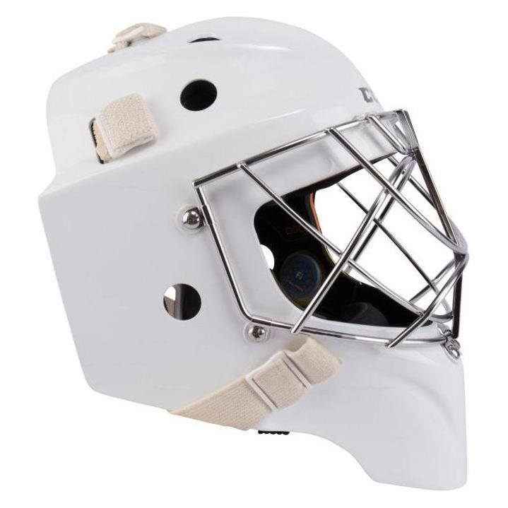 CCM AXIS F9-zertifizierte Cat Eye SR-Torwartmaske (S, Weiss) (S) (49642157)