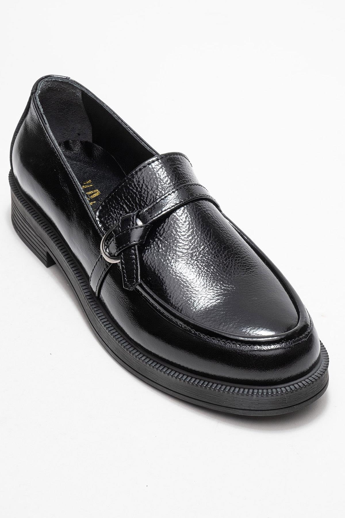 Galea Schnalle Leder Loafer
