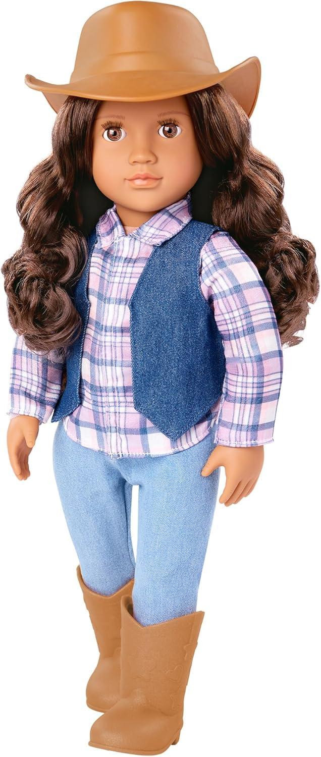Our Generation Pop Carolyn in cowboy-outfit, 46 cm