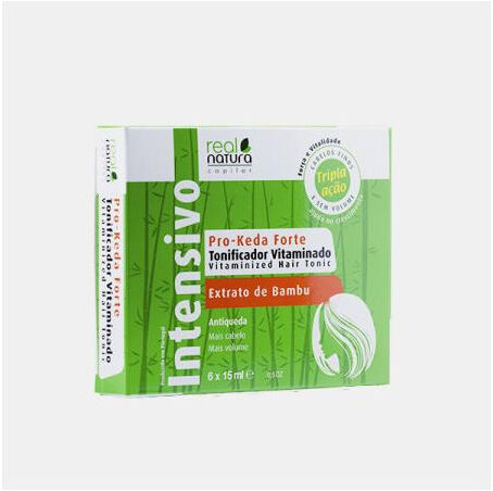 REAL NATURA COSMETICS TONIFICADOR VITAMINADO 6 AMP.