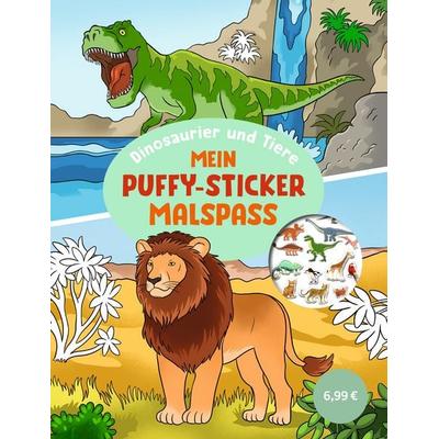 Mein Puffy-Sticker-Malspaß Dinosaurier und Tiere, von , Ullmann Medien GmbH, 978-3-7415-2945-0