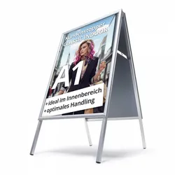 Kundenstopper A1 beidseitig Alu günstig Plakatständer Kundenstopper DIN A1